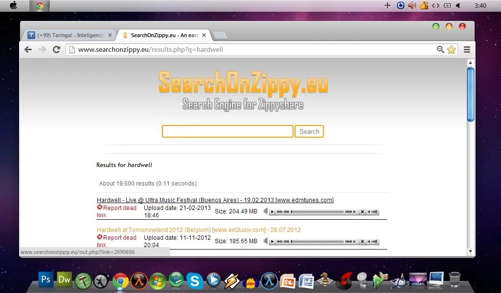 El buscador de Zippyshare - Muy bueno