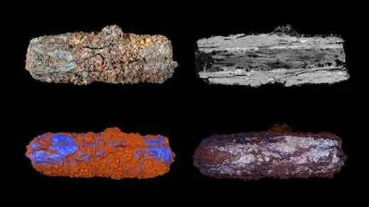 egipcios y objetos de meteoritos