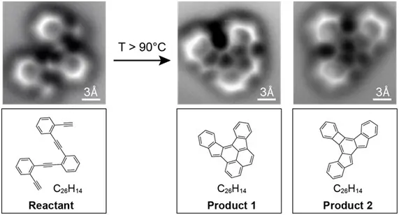 Fotografían por primera vez la reacción de una molécula