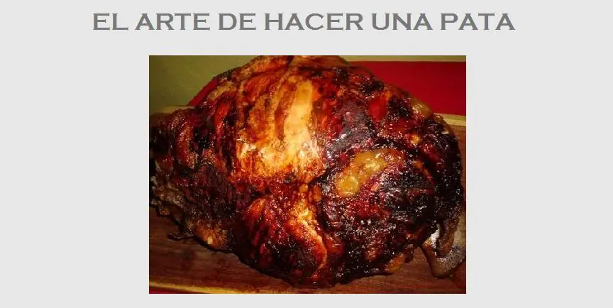 El arte de la Pata Flambeada - (para no renegar)