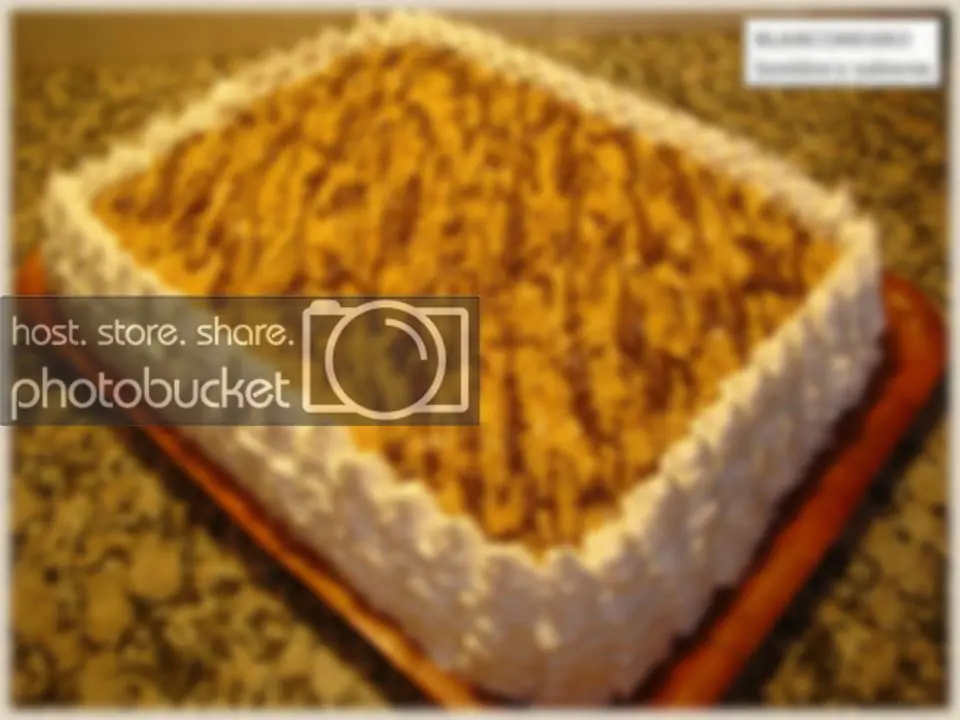 Torta de mantecol, nutella y mistela