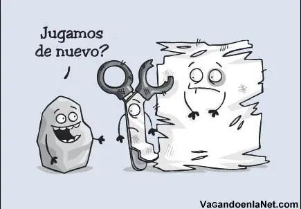 Un sencillo truco para ganar a piedra, papel o tijera