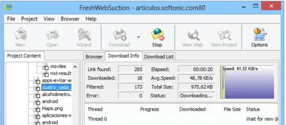 Descargar un sitio web completo para leerlo offline