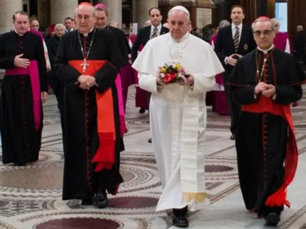 El Papa Francisco reconoció que en la curia romana "ha