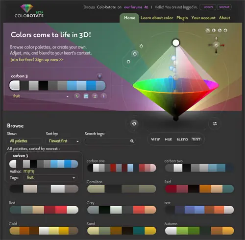 9 sitios donde crear tus paletas de colores