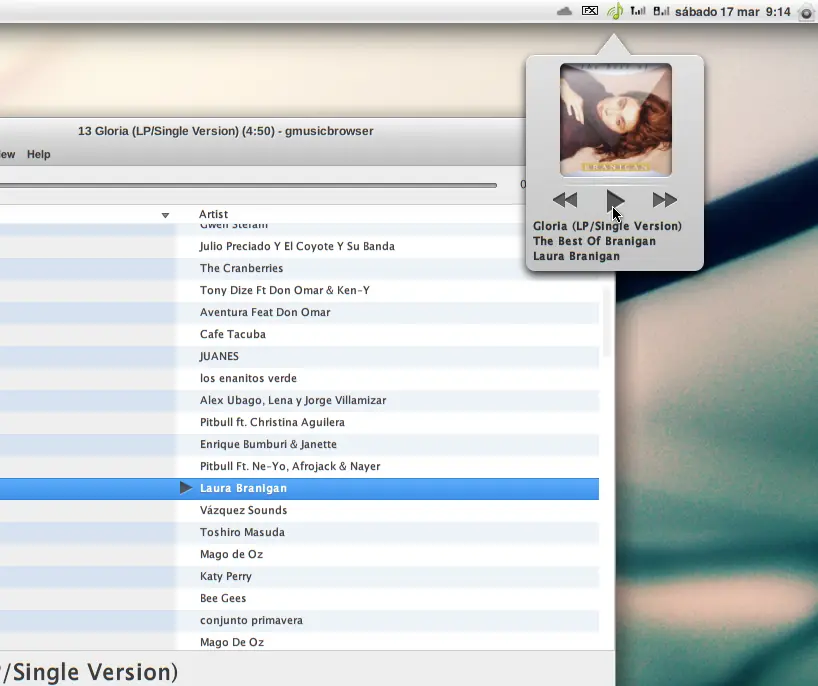 trayelementary para gmusicbrowser