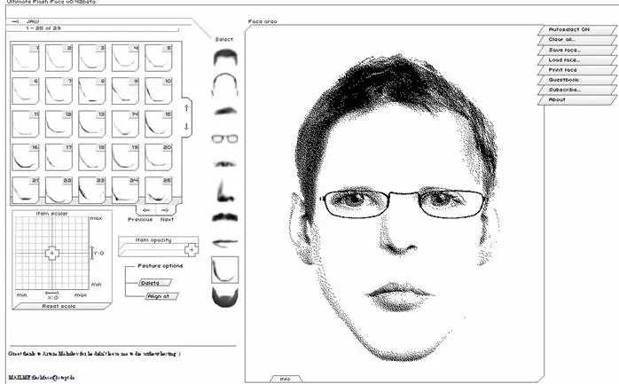pagina para hacer retrato hablado facil. criminalista