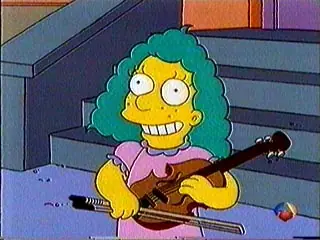 La rival del Unicejo, La hija de Krusty el payaso