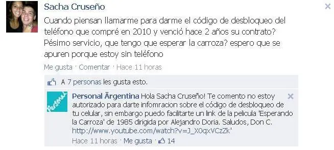 Estan trolleando a personal argentina