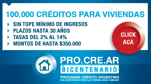 Inscribete a los créditos Hipotecarios ProCreAr AQUÍ