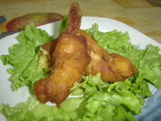 Rollitos de langostinos