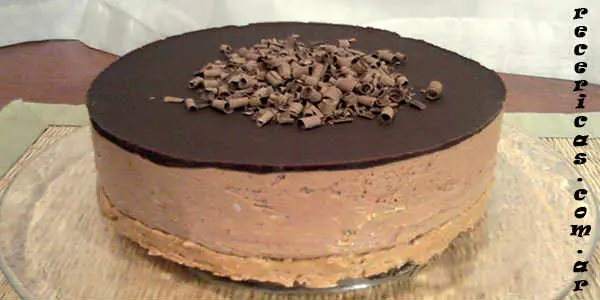 Torta mousse de chocolate