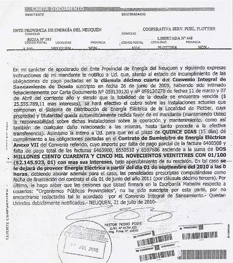 Convocatoria ciudadana Plottier Neuquen
