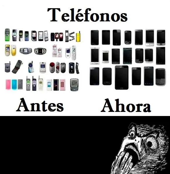 Teléfonos celulares: Antes y ahora