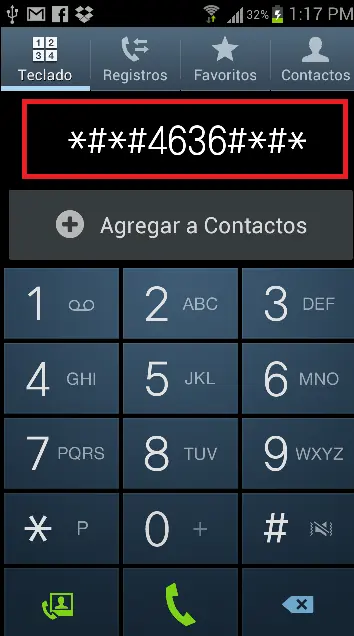 Configurar mandar mensaje Samsung Galaxy SIII