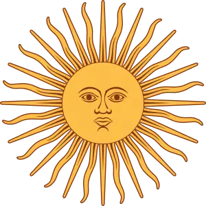 ¿Cuántos rayos tiene el sol de la bandera Argentina?