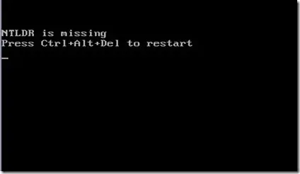 Solución al problema falta NTLDR WindowsXP