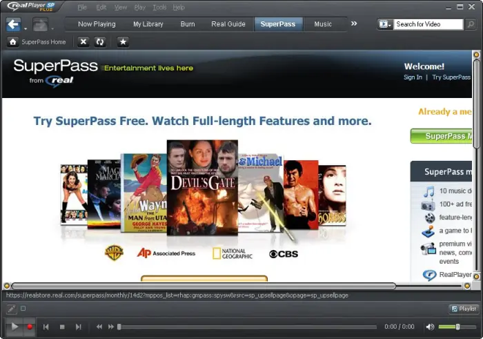 Descargar Videos Gratis [Real Player SP]