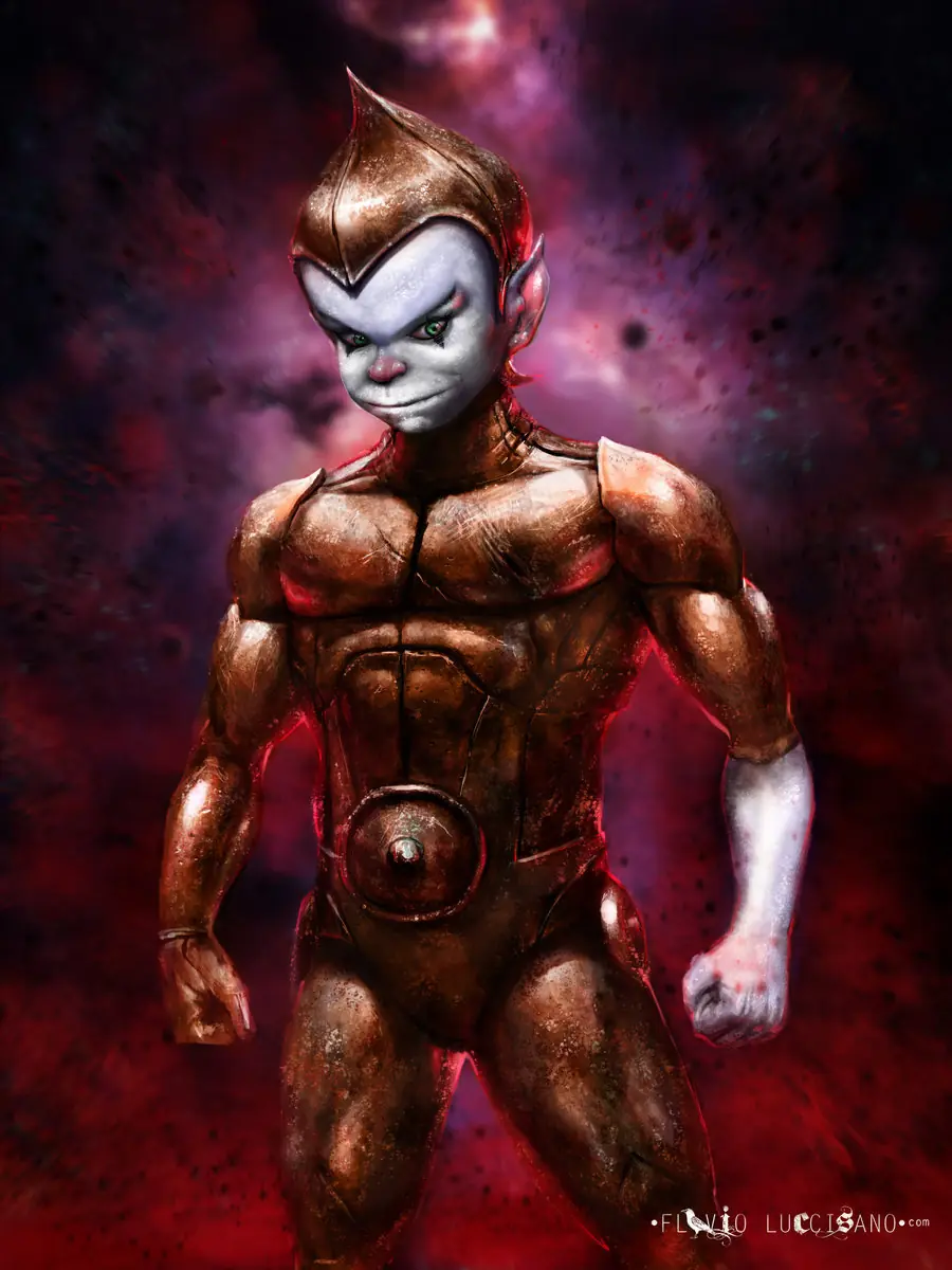 El niño de Cobre (Dibujo propio) Halcones Galácticos.