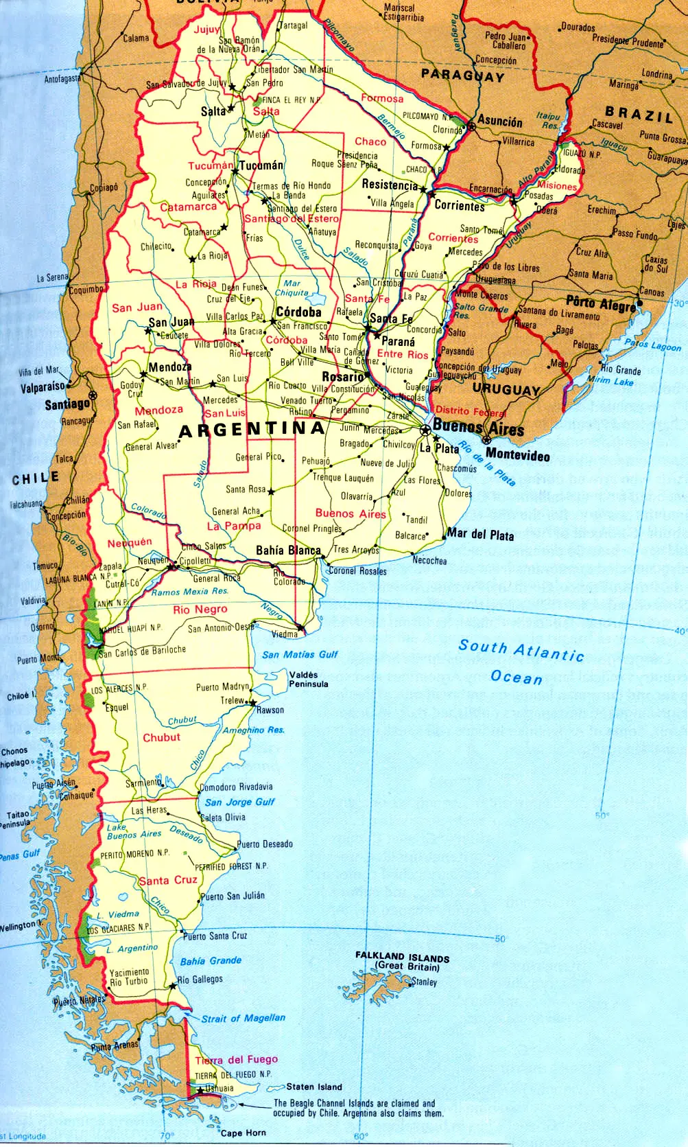 Ubicación de las 33 bases extraterrestres en Argentina