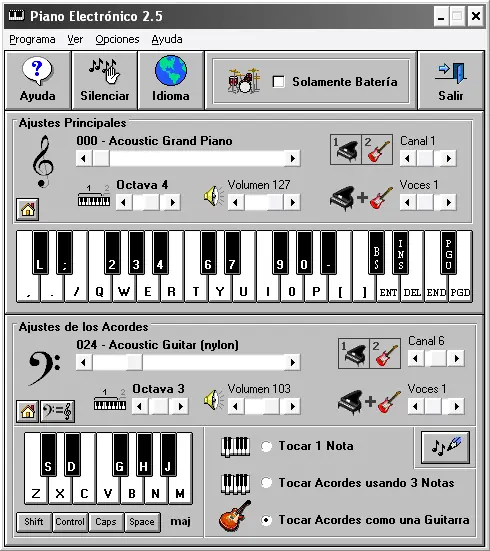 Partituras para piano electronico 2.5 + descripcion