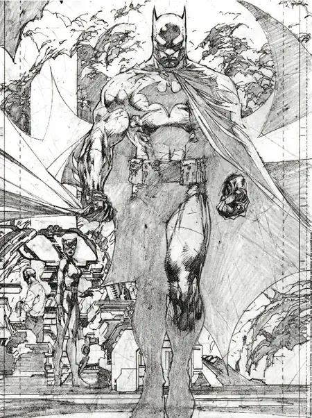 Batman de Jae Lee Entintado por Ábdol