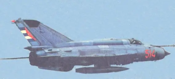 Cuba envía MiG-21 contra la República Dominicana