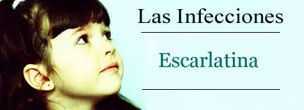 Niños y bebés con escarlatina