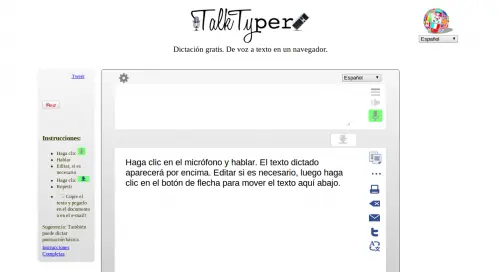 Herramienta Para Dictar De Voz A Texto [Español]