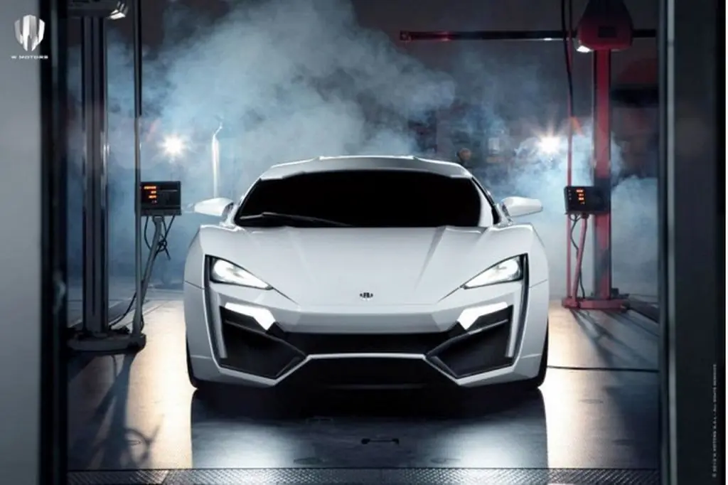 W Motors Lykan Hypersports: el coche más caro del mundo