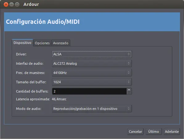 Ardour 3: Introducción