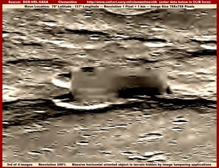 Evidencias de antigua civilizacion extraterrestre en la luna