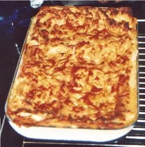 Pastas Argentina: Lasañas,de carne,verdura y pollo.....