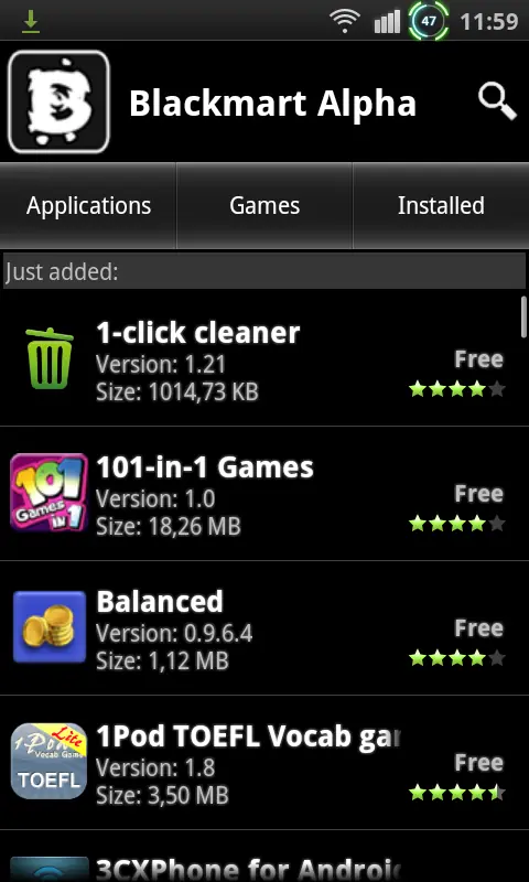 Todas las aplicaciones de Android Gratis!