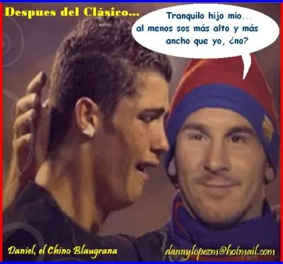 Humor de Messi y Ronaldo (no antimessi)