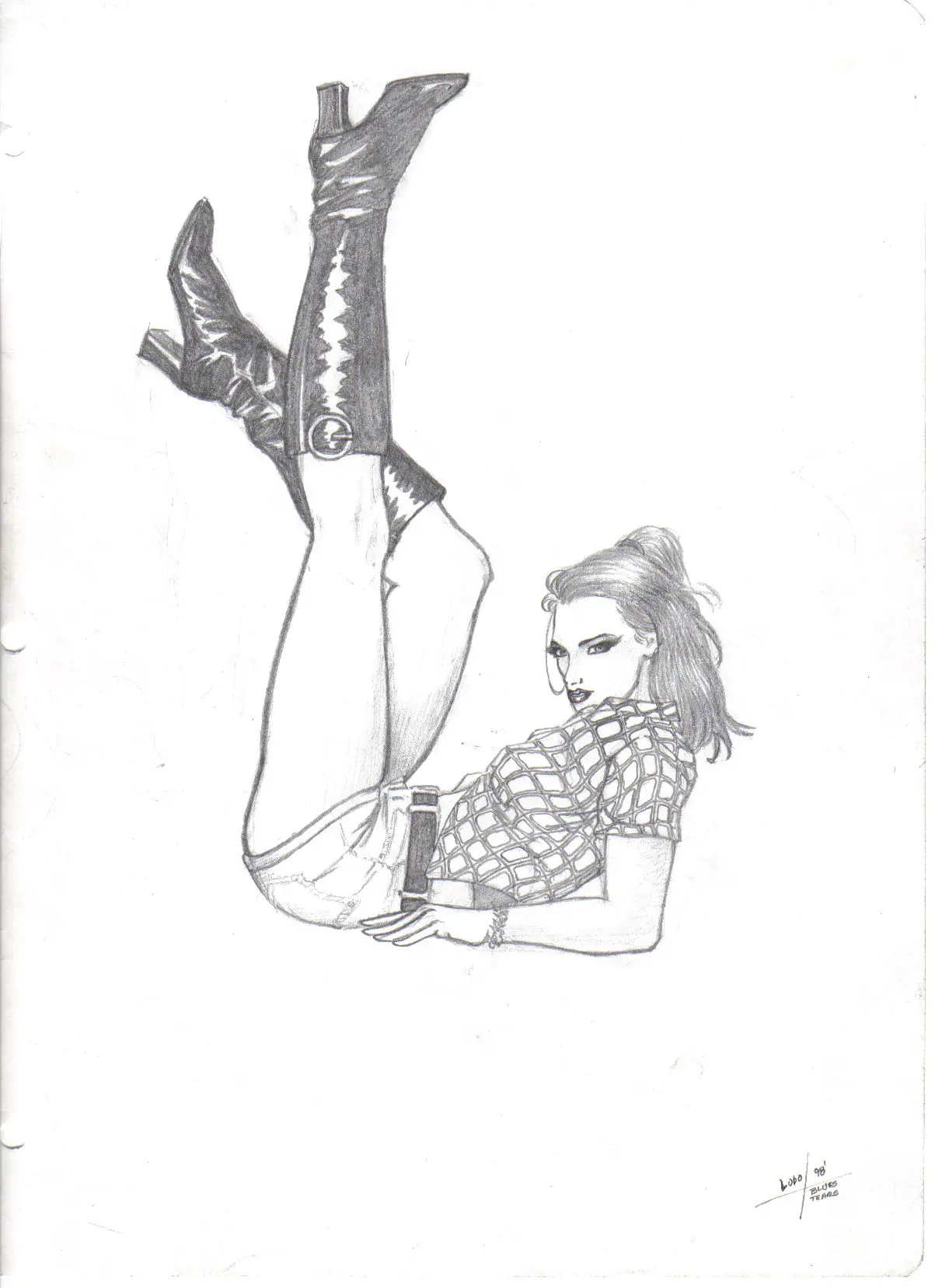 Mi Evolución del dibujo, parte 5, año 1998