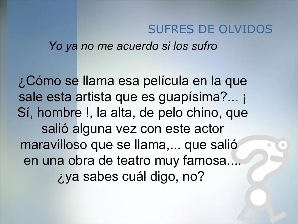 olvido