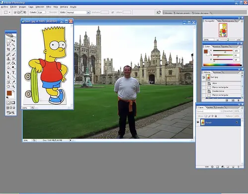 Como poner imagenes sobre la ropa en PhotoShop.