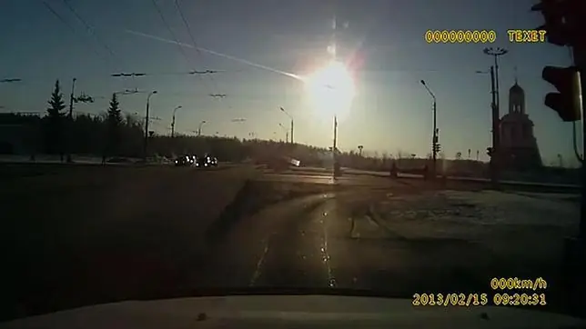 La onda expansiva del meteoro dio dos vueltas al mundo