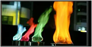 Fuego de colores (experimento)