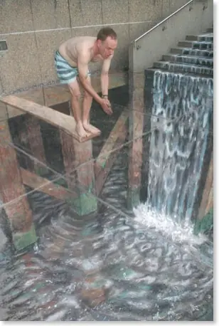 Julian Beever un gran artista!! Entra...