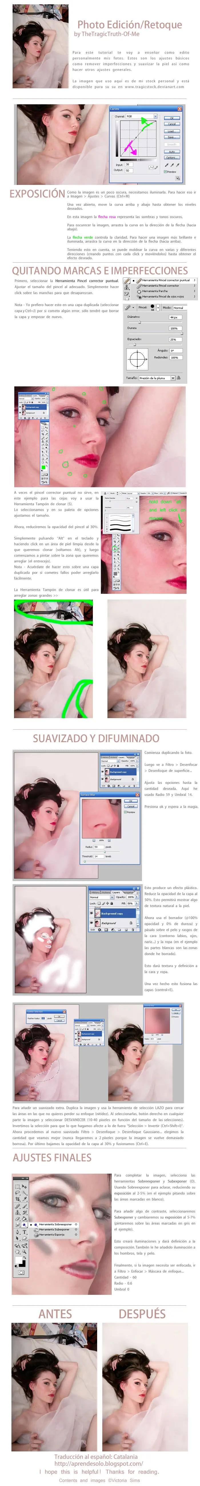 Efectos de retoque a fotografías en Photoshop