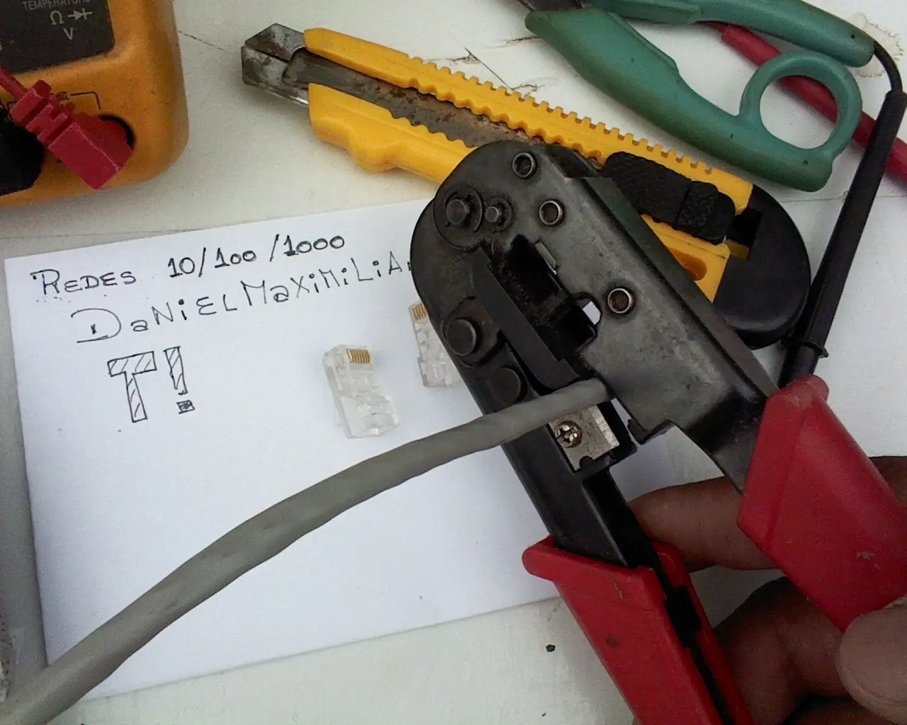 Cables de RED 100/Gigabit -Tutorial de armado -resubido