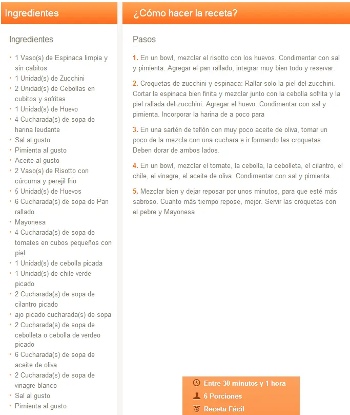 10 Recetas Vegetarianas ricas y sanas