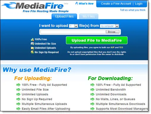 Google elimino a MediaFire de sus busquedas!