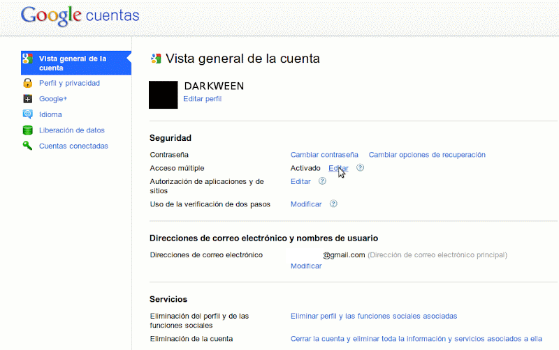 Abrir 2 Gmail en el mismo browser!