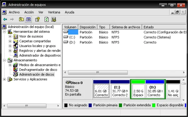 Aprovecha Particiones ocultas (EISA) y (OEM) Xp,Vista,y W7