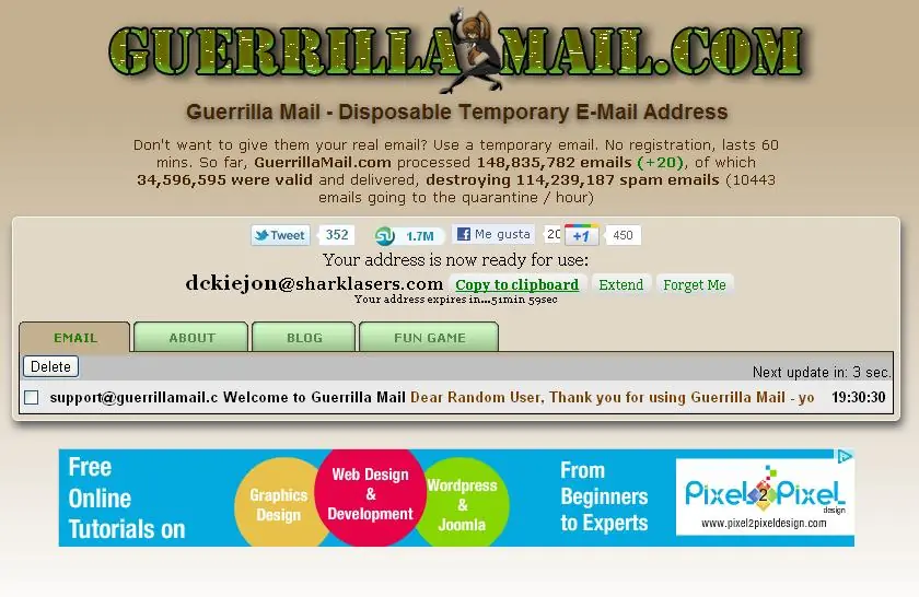 Guerrilla Mail