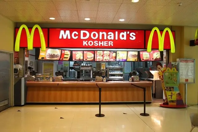 McDonald's para judios en Buenos Aires.