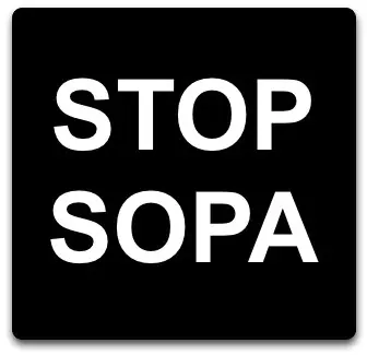 En contra de la ley S.O.P.A